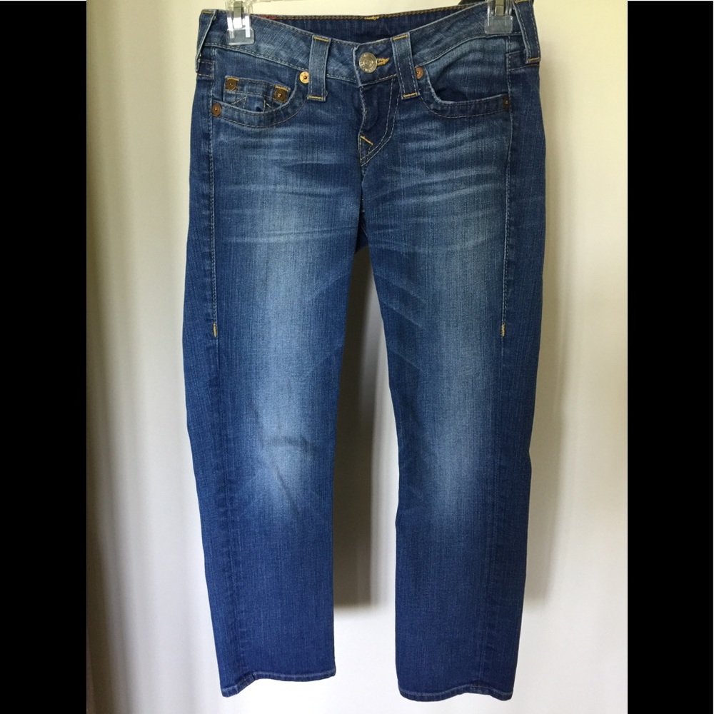 True Religion cropped jeans